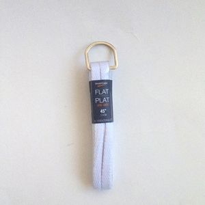 New Flat White Laces 45"